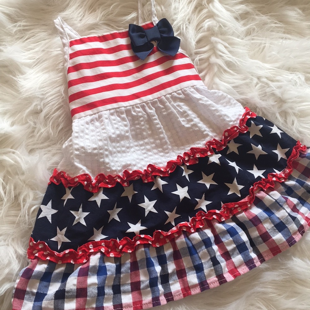 Toddler Girls 4th Of July Dress